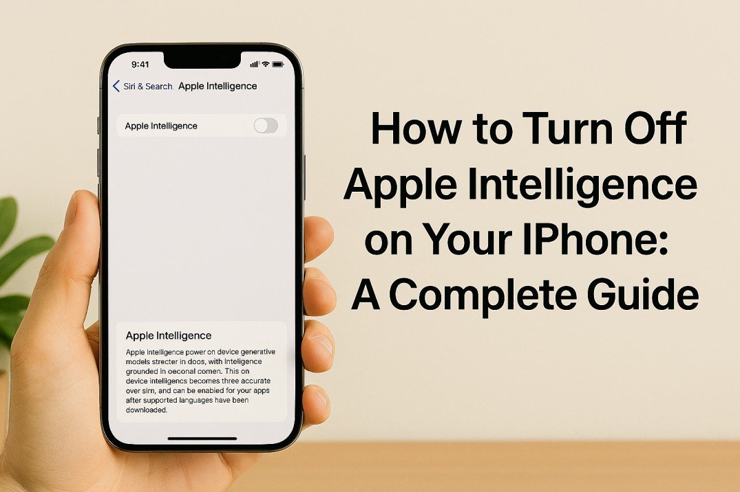 How to turn off Apple Intelligence on your iPhone